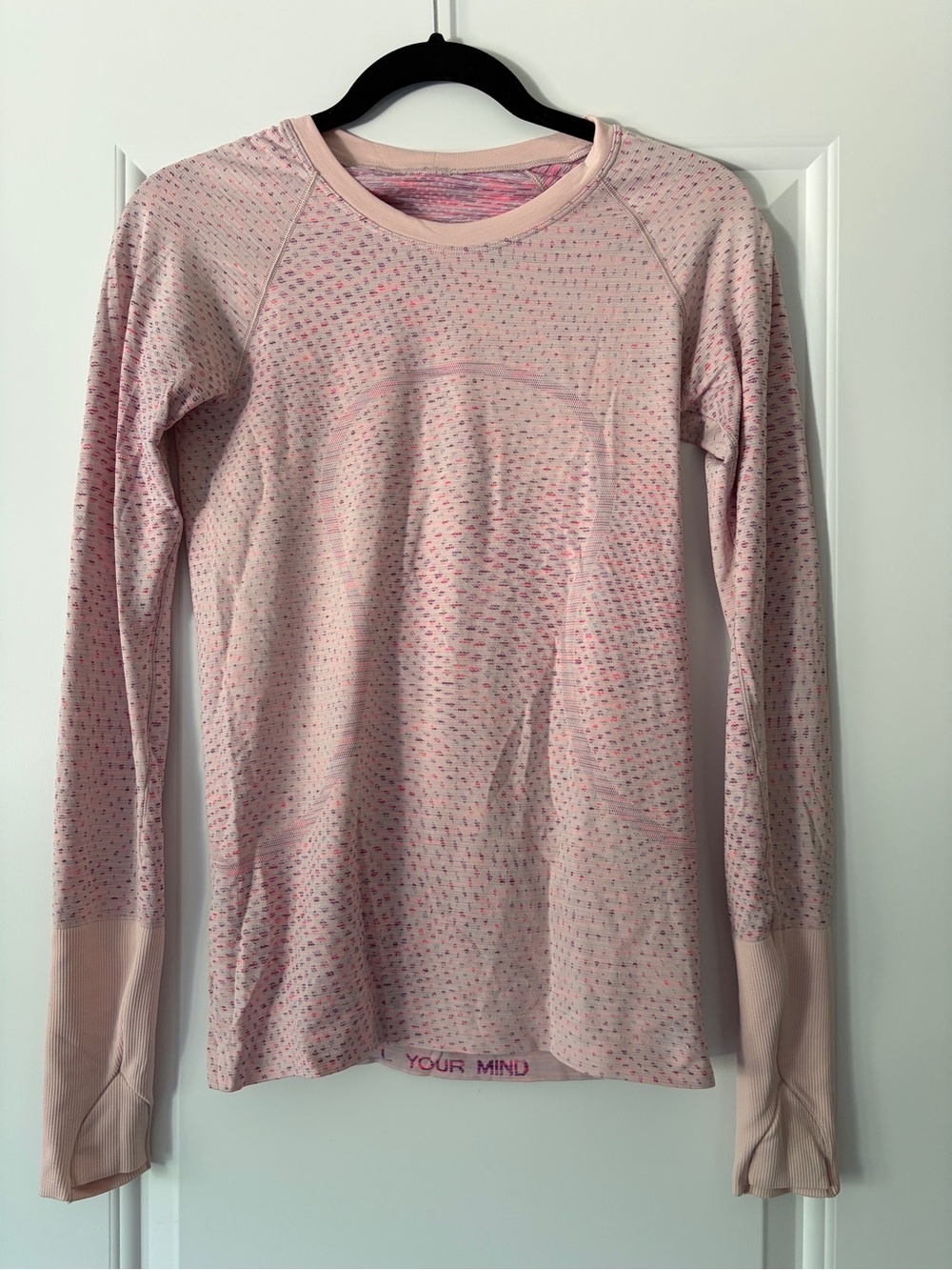 lululemon athletica Swiftly Pink Long-Sleeve Seamless Performance Top